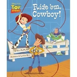 Disney Pixar Toy‎ Story Ride 'em Cowboy! Book Woody Jessie Buzz Excellent